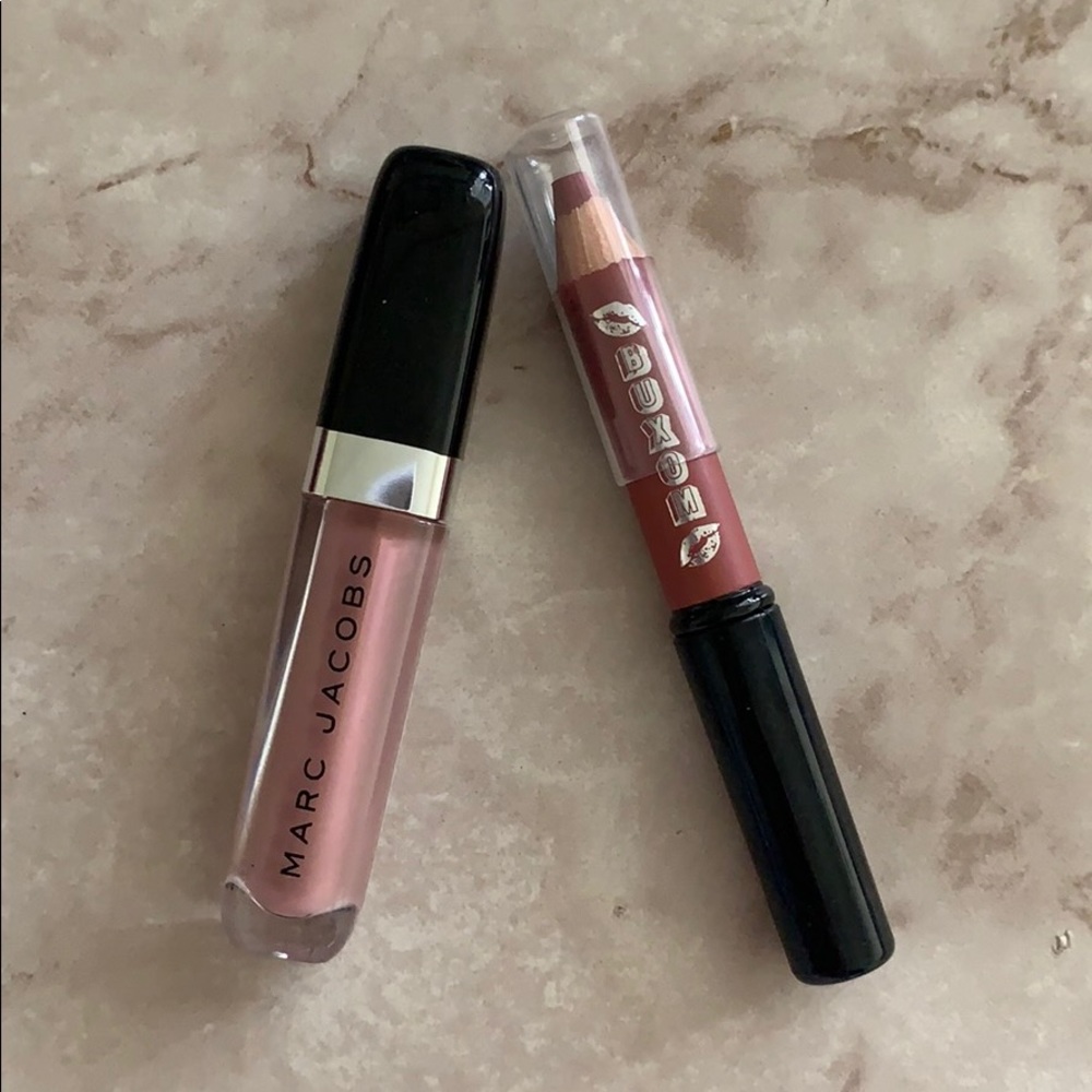 Marc Jacobs Enamored Lip Laquer + Buxom Lipliner